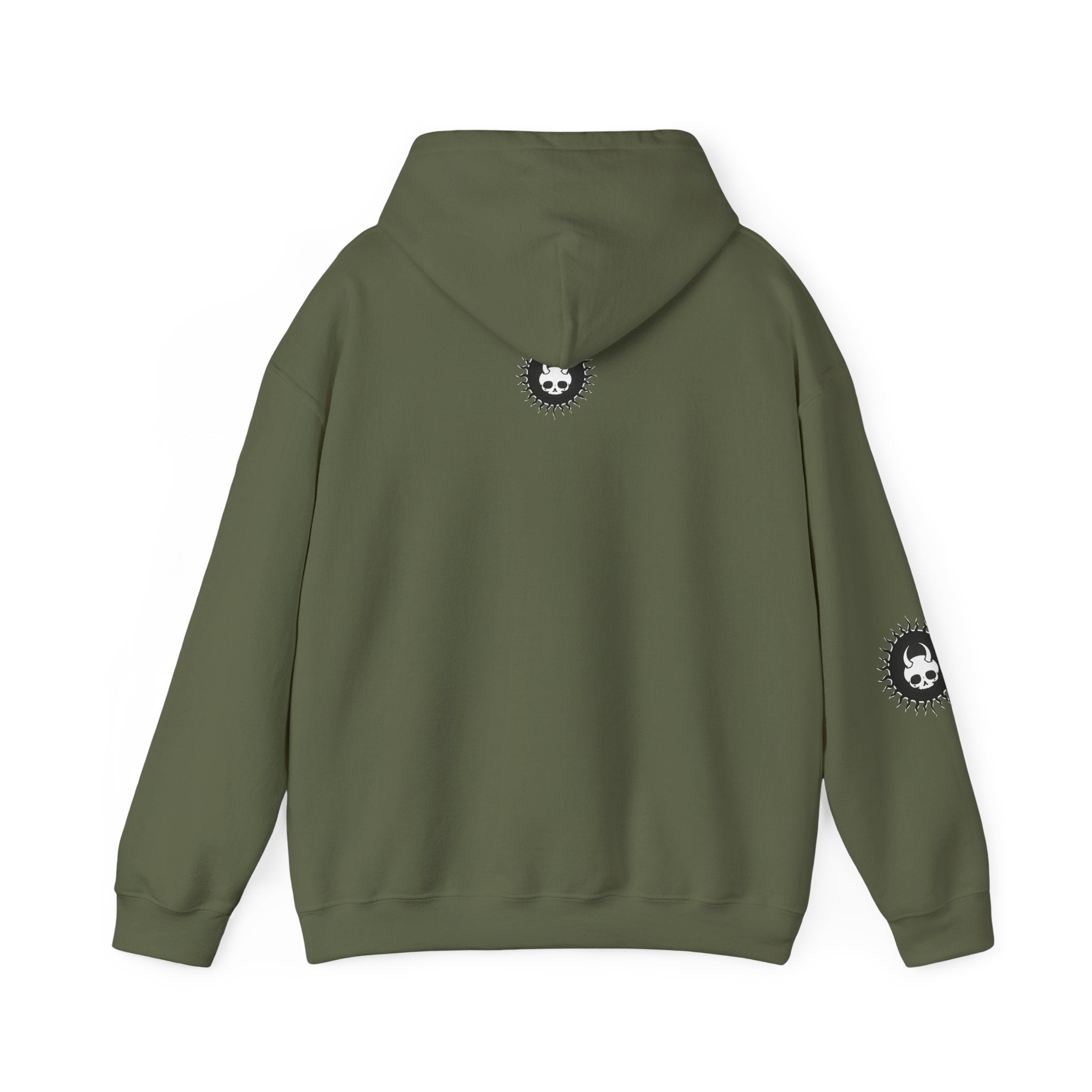 Ride-On - Unisex Heavy Blend™ Hooded Sweatshirt (Front) - Damned Threads